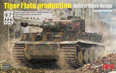 RYEFIELD MODEL RFM RM-5101 1/35 Tiger I Late Production Battle of Villers-Bocage