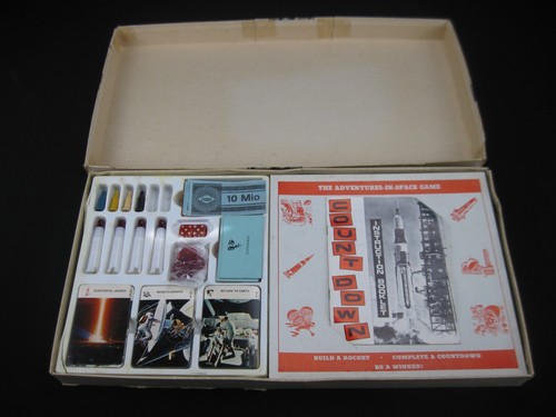 Vintage 1967 E.S. Lowe Company Count Down Spiel Abenteuer im Weltraum - Bild 2 von 6