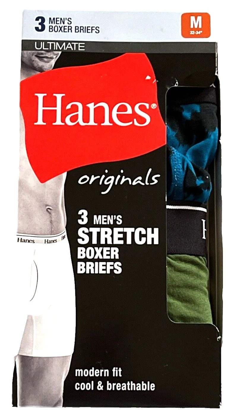 Calzoncillo boxer para hombre de algodón Hanes