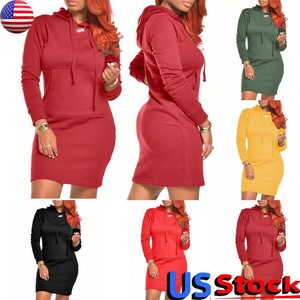 womens hooded jumper dress