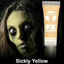 Tinsley Transfers FX Halloween Water Based Face Makeup Body Paint Sickly Yellow