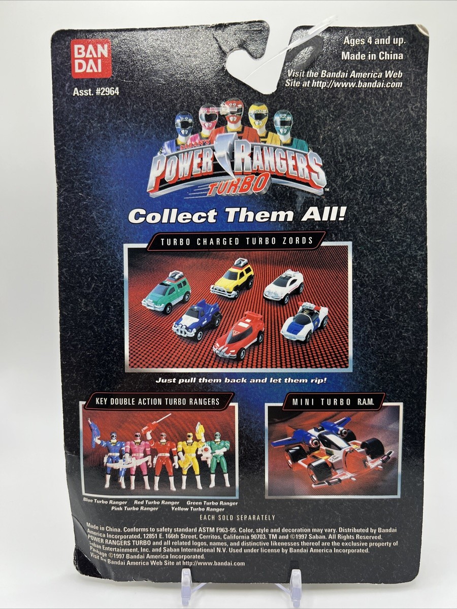 Power Rangers Turbo Charged Turbo Zords - Robo Racer & Dune Star