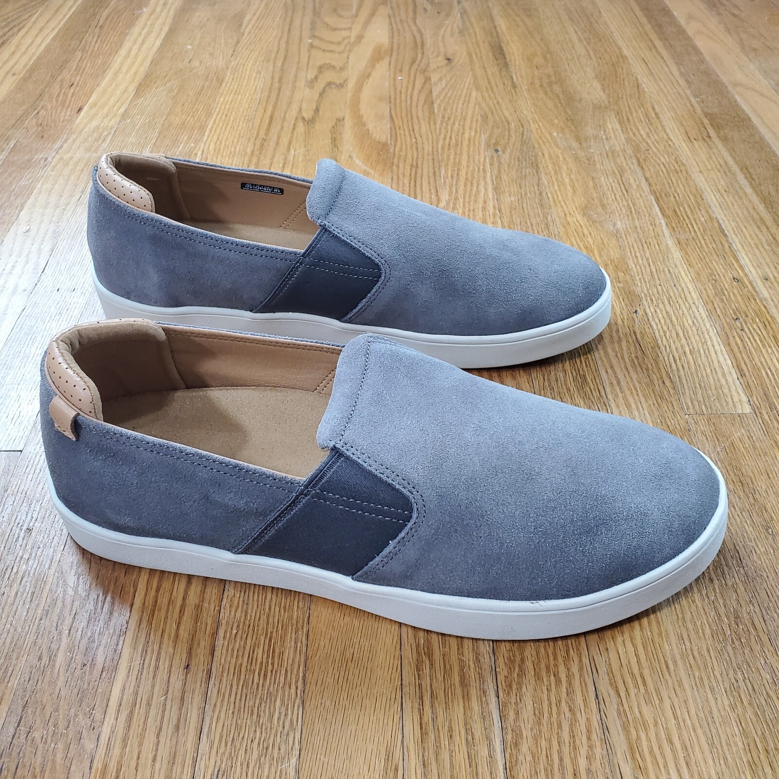 Spenco Orthotic Backside Mens Slip On Shoes Sz 12 Gre… Gem