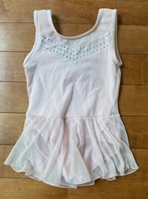 Cat  Jack 6/6X Pale Pink Dance Leotard w/ Lace Skirt  Attached Briefs