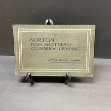 1910 Trade Catalog Norton Grinding Co Worcester Massachusetts Machine Tool