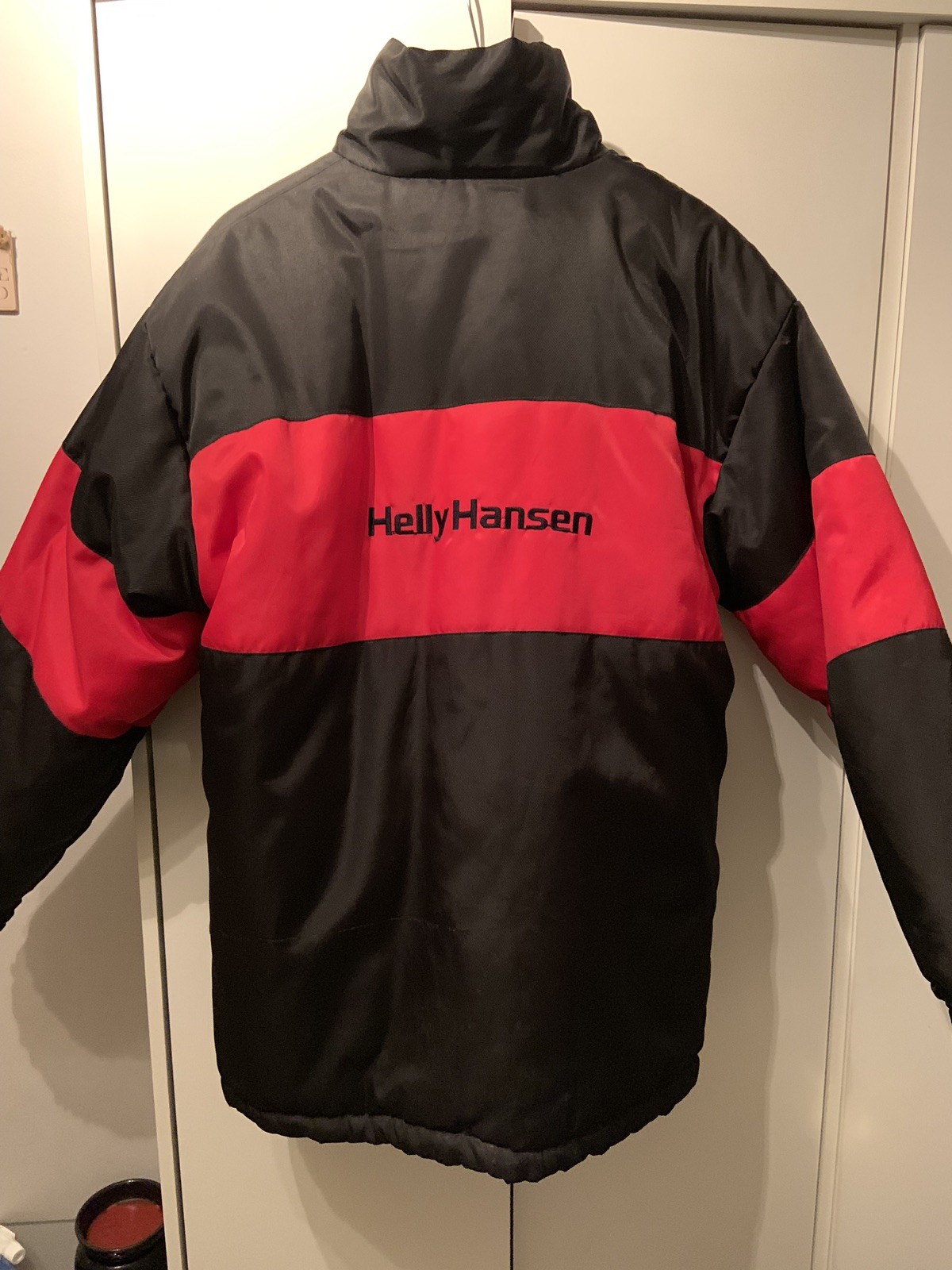 Helly Hansen Reversible 2 Face Big Logo Down Puffa Rare Parka Jacket. Size M image 2