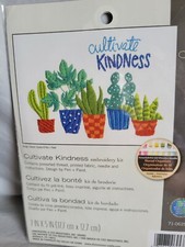 Dimensions Embroidery Kit, Cultivate Kindness 71-06253,NIP, 7 X 5 finished