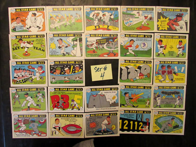 1981 Fleer Laughlin All Star Game (1933-1980) Complete Set of 47 Cards (Set #4)