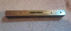 Small Antique Vintage Brass and Wood  Spirit Level