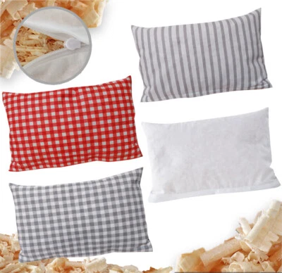 HEUBERGSHOP Zirbenkissen 30x20cm die Kraft aus den Alpen Duftkissen Zirbe 100%Baumwolle