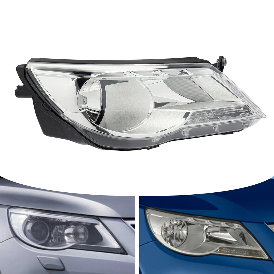Right Passenger Headlight Headlamp Assy for 2009/2010/2011 Volkswagen Tiguan Foto 3 de 4