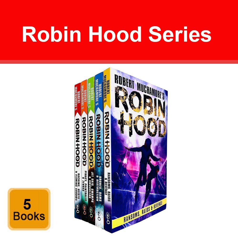 Robin Hood Series 5 Books Collection Set by Robert Muchamore NEW Pack