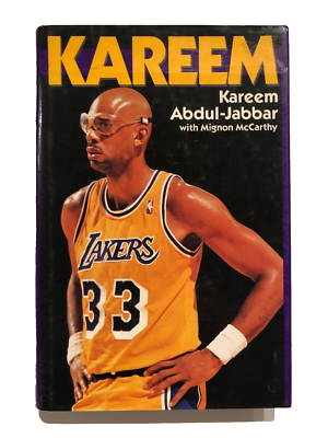KAREEM ABDUL-JABBAR LOS ANGELES LAKERS VINTAGE 1990 BOOK MCCARTHY