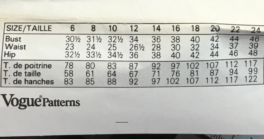 Vogue Designer Anne Klein 1417 Pattern - Long Jacket Skirt Pants Sz 12-14-16 UC - Image 3 of 3