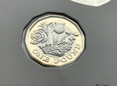 COIN RIGHT MILLED BRILLIANT UNCIRCULATED BU BUNC 2022 1 ONE POUND