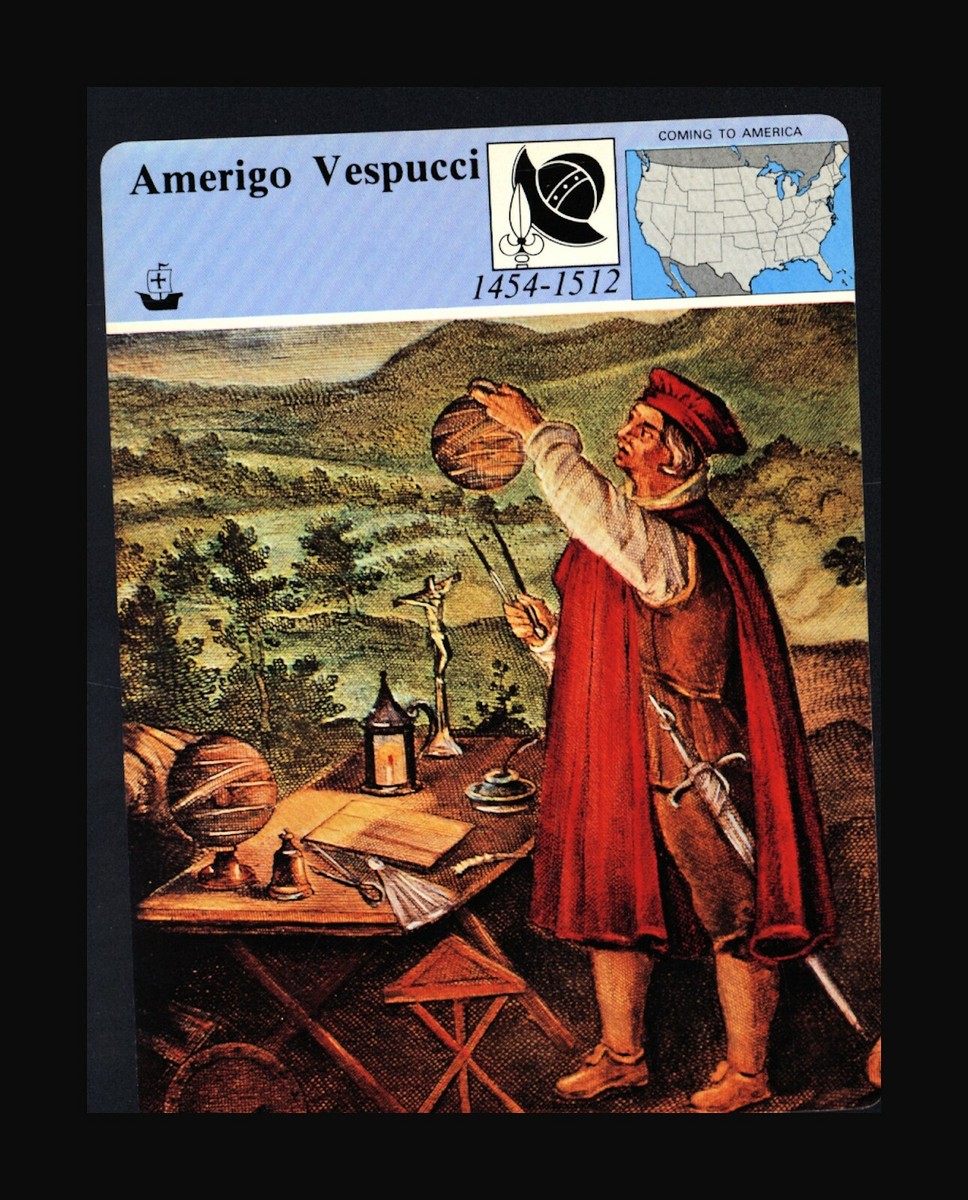 amerigo vespucci pokemon card Early Explorers Project: Create Your Own Trading Cards (24 Explorers C  Heart 2 Heart Teaching giving you the option to build it as a full 1979 Panarizon "Amerigo Vespucci" Coming