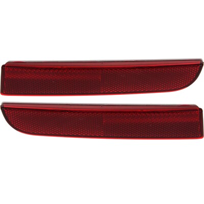 Rear Bumper Reflector Set of 2 Left Right for 2008-2017 Mitsubishi Lancer ES
