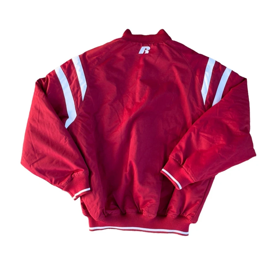 Chaqueta de bombardero universitaria de béisbol Russell Athletics USC Sumter rara para hombre pequeña (S) Foto 2 de 4