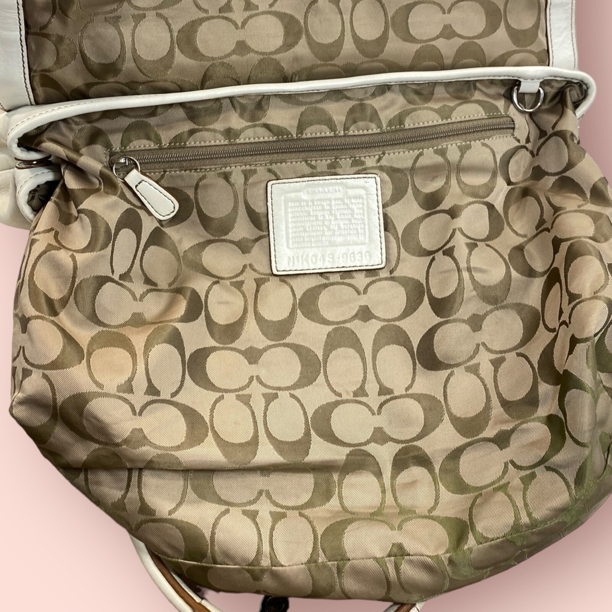 COACH Vintage Y2K Soho Hampton Designer Leather Flap Shoulder Bag 