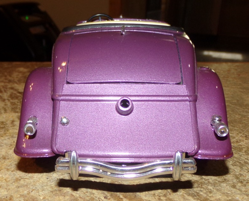 1/19 solido 1934 ford purple roadster broke windshield nice used - Zdjęcie 4 z 6