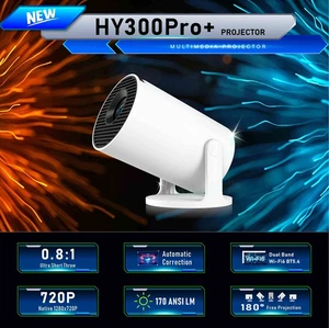 HY300 Pro+ 8K Android 14 Projecteur portable 8000 Lumens WiFi 6 NT2 US STOCK