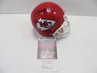 PRIEST HOLMES SIGNED KANSAS CITY CHIEFS MINI HELMET Texas Longhorns JSA COA