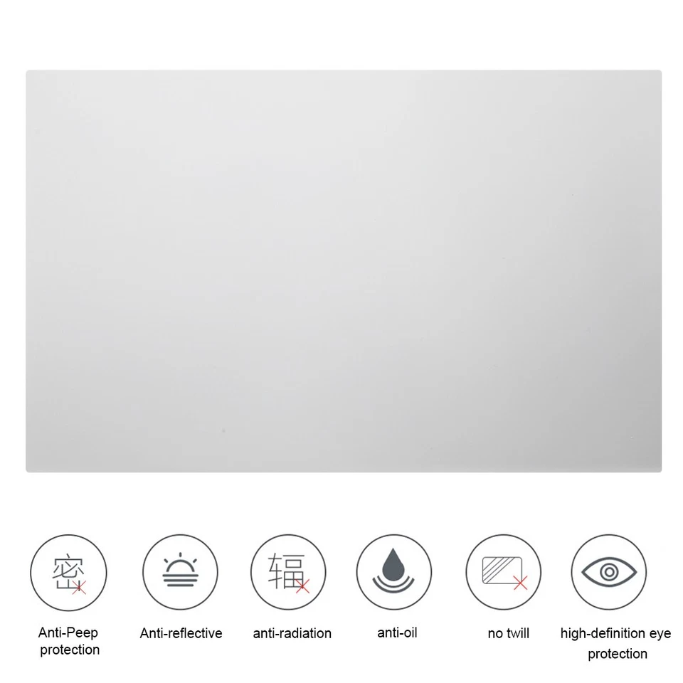 Screen Protector AntiPeep Film Filter 16:9 12.1in Individual Protection For - Image 4 of 4