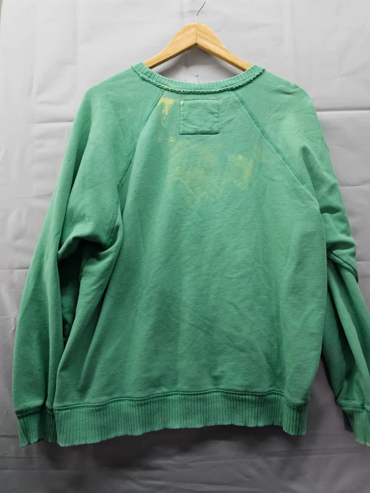 Толстовка с круглым вырезом American Eagle Serously Lived-In зеленая размер M - Изображение 3 из 3