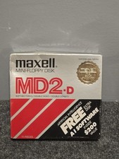 Maxell MD2-D Double Sided Double Density 5.25" Mini Floppy Disk 10-Pack