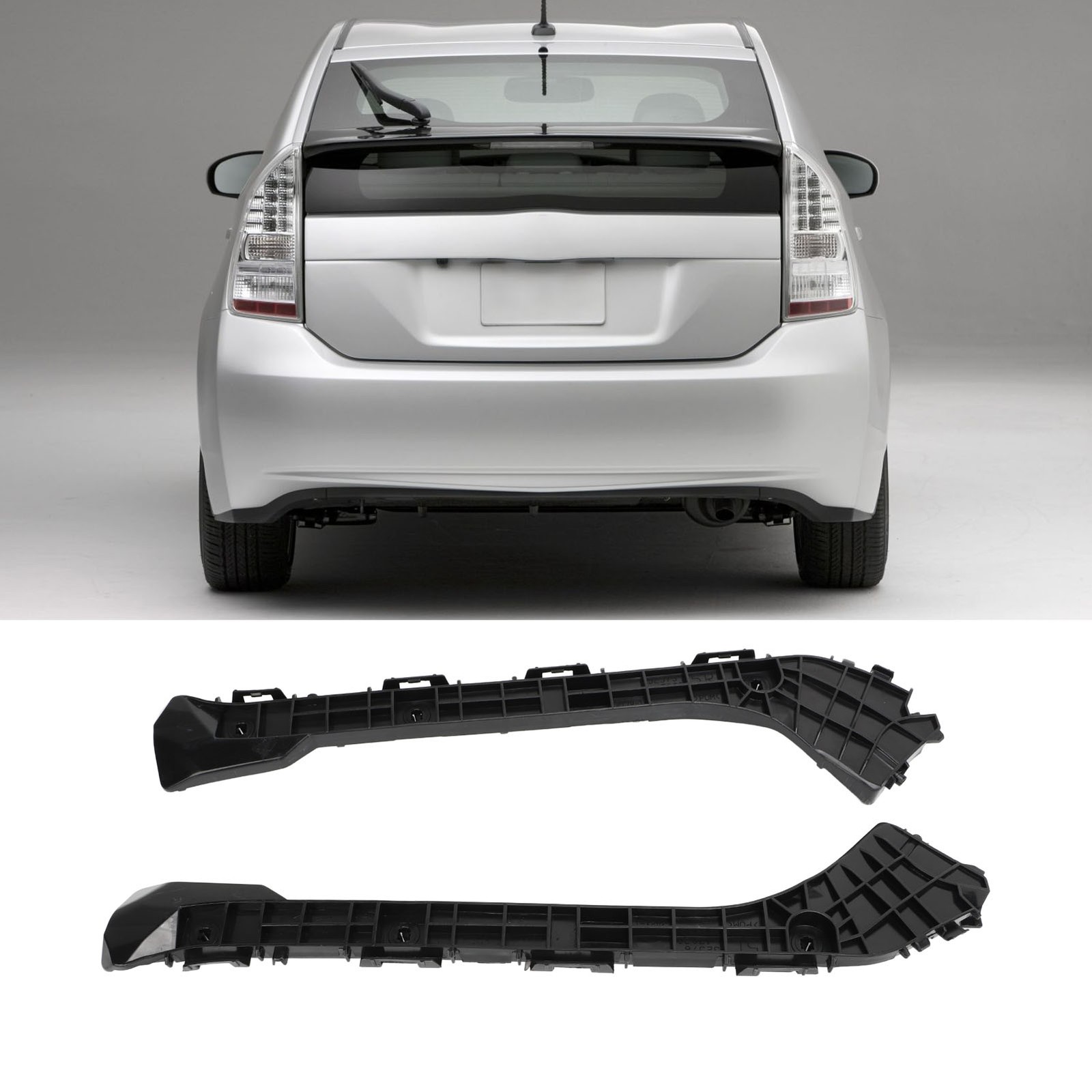 Prius Rear Bumper Bracket Set Pair Left Right 5257647020 For 2010‑2015