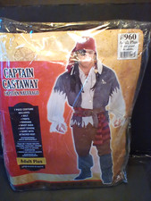 PIRATE CAPTAIN CASTAWAY HALLOWEEN COSTUME ADULT Mens Plus 48-52 NEW NIP Unisex