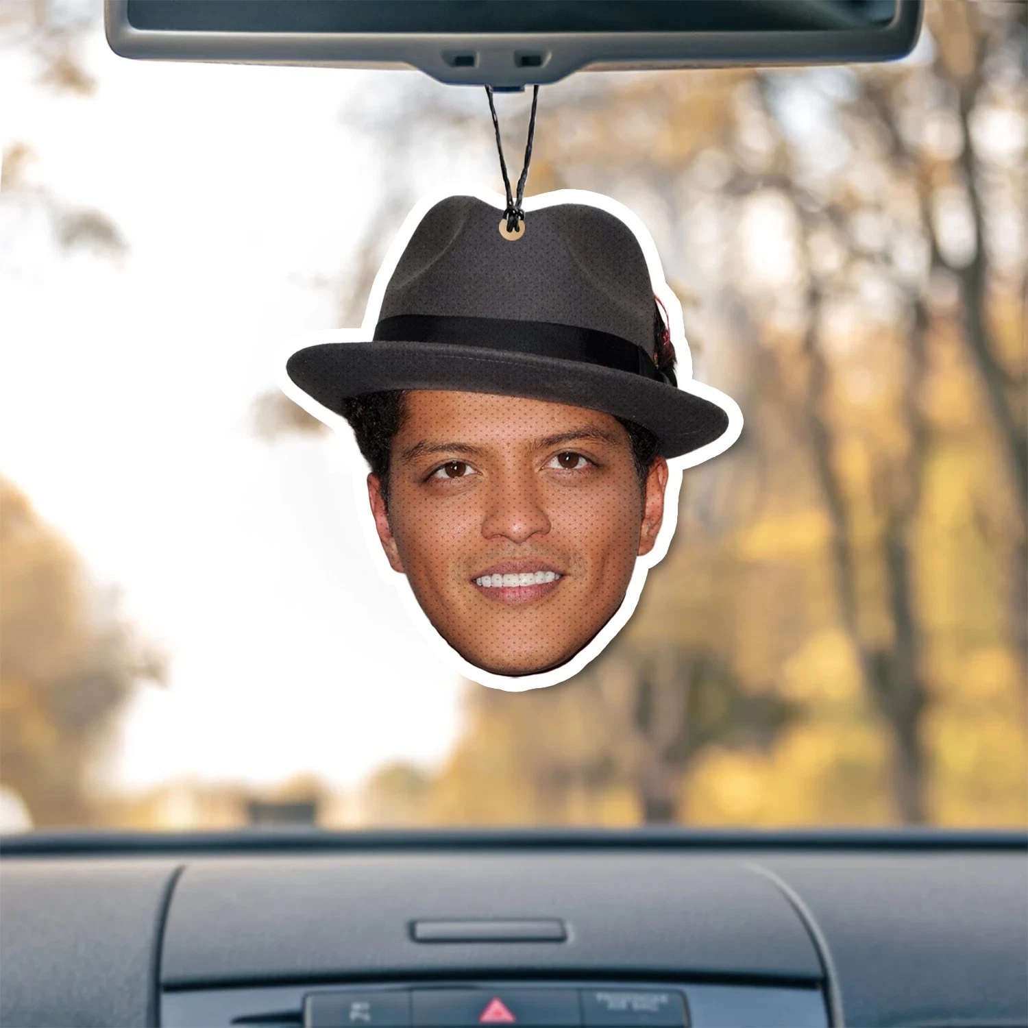 Bruno Mars Unscented Hanging Car Air Freshener Freshie