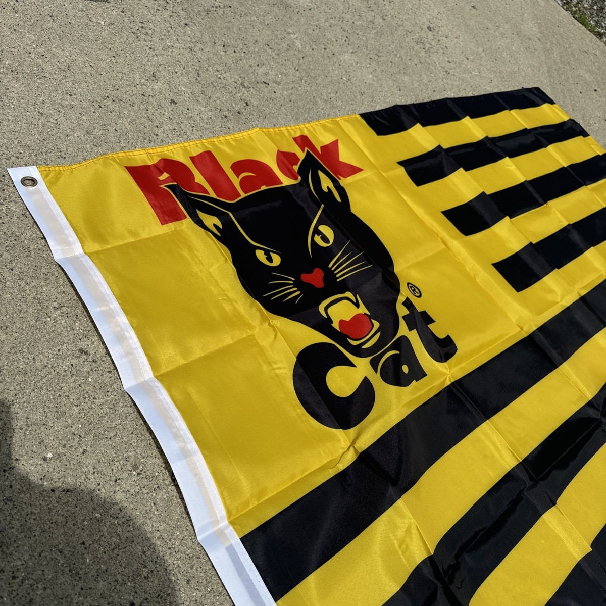Black Cat Fireworks Original Authentic Dealer Flag Free Shipping