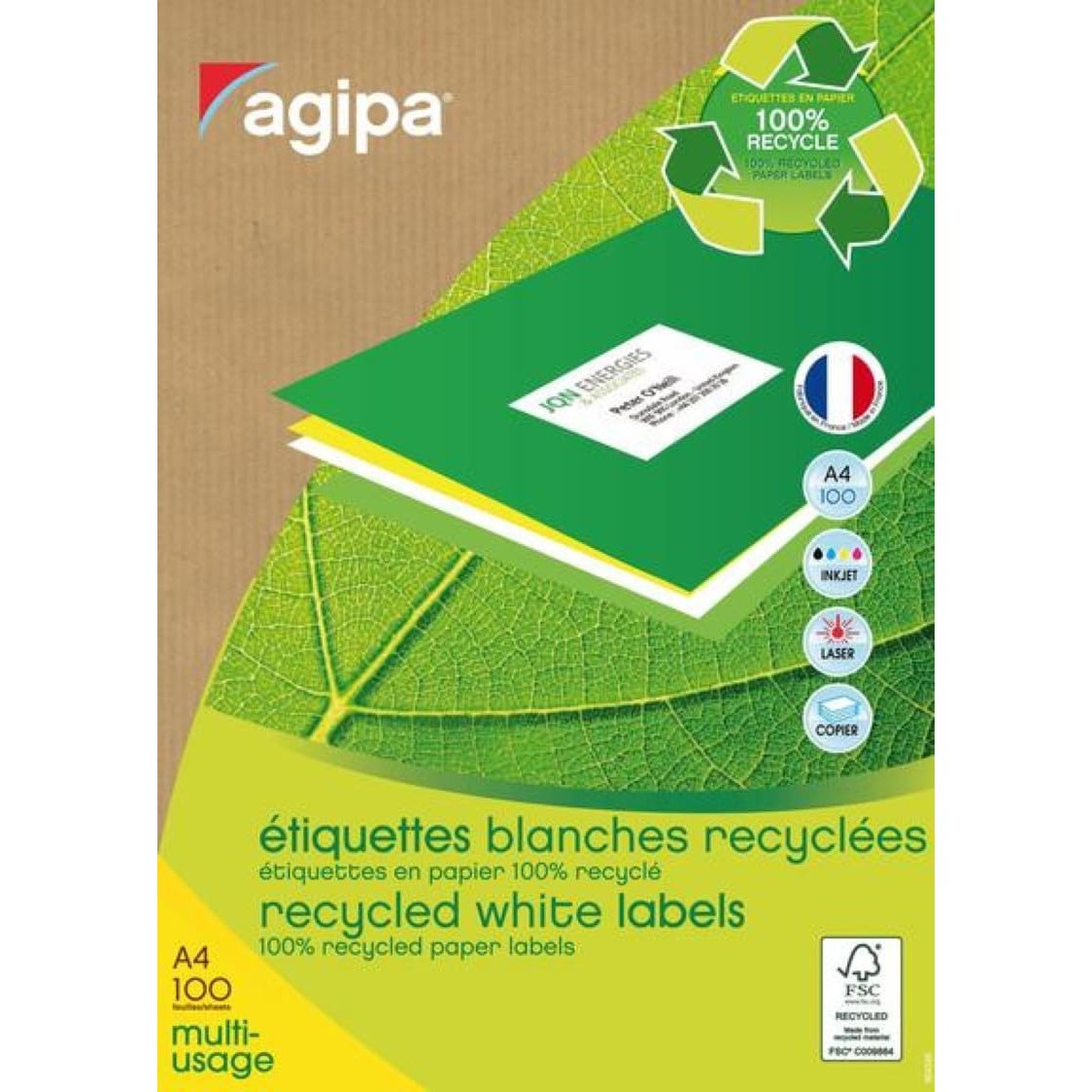 Étiquettes de colisage Apli 99,1x139 mm pour expéditions et e-commerce