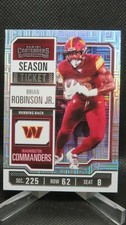 BRIAN ROBINSON JR. 2023 CONTENDERS MOJO PRISM SEASON TICKET COMMANDERS