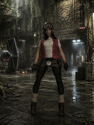 1/6 Star Wars Dr. Aphra Custom 12'' Figur (Hot Toys /Sideshow Scale)