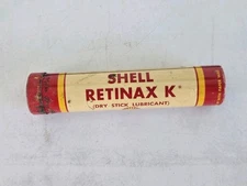 Vintage Shell Oil RETINAX K LUBRICANT STICK CAN Household 