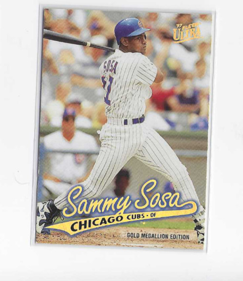 1997 Ultra Gold Medallion Sammy Sosa #G169 Cubs