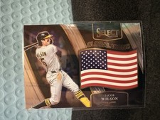 Panini 2025 Select Global Icons Jacob Wilson #6 Oakland Athletics Baseball