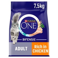 PURINA ONE Bifensis Adult Dry Cat Food Chicken 7.5kg Pack 5.41 per kilo