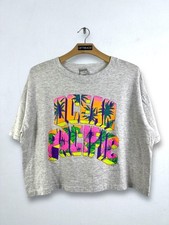 No.4853 Vintage 90s Ocean Pacific Graphic Crop Top Tee OSFA 