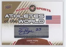 2010 Upper Deck World of Sports Athletes of the World Eddie Pope #AW-7 Auto