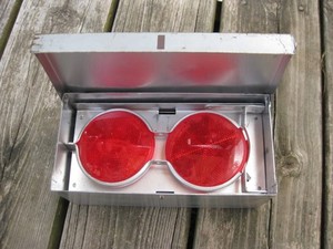 Stratolite Reflector Road Kit SAE-A No.38 on lens, In Original Metal Box.