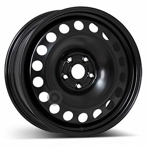 Stahlfelgen 18 Zoll 5X112 5 LöCher 8J ET45 FüR Volkswagen Golf 7, Schwarz, 4 Stk-image