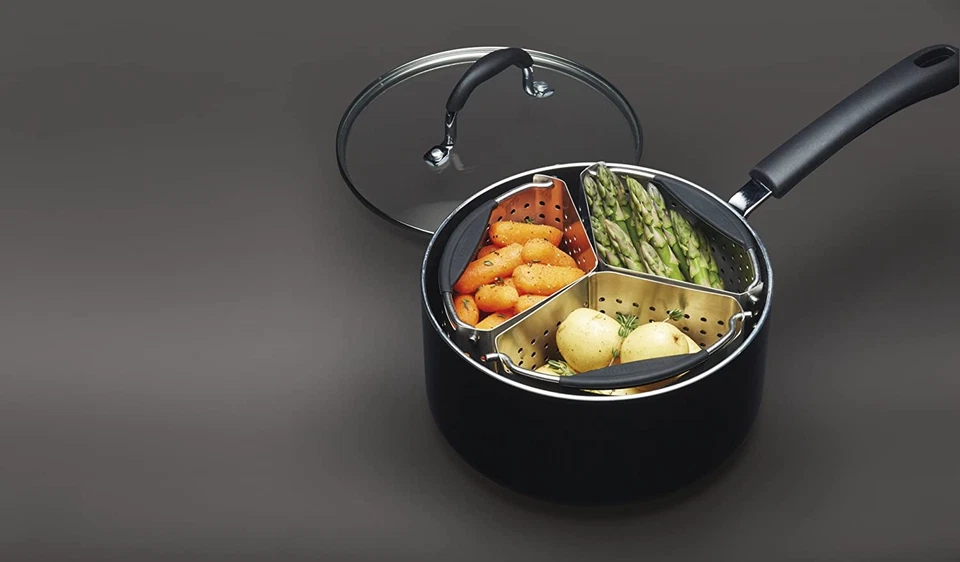 Masterclass Cestelli Divisori per Pentola in Acciaio Inossidabile, 20 Cm, Argent - Immagine 4 di 4