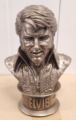 Nemesis kleine 18 cm Bronze Elvis Büste Figur offiziell lizenziert NEMB4021K8