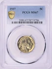 1937 Buffalo Nickel PCGS MS-67 (Toned)
