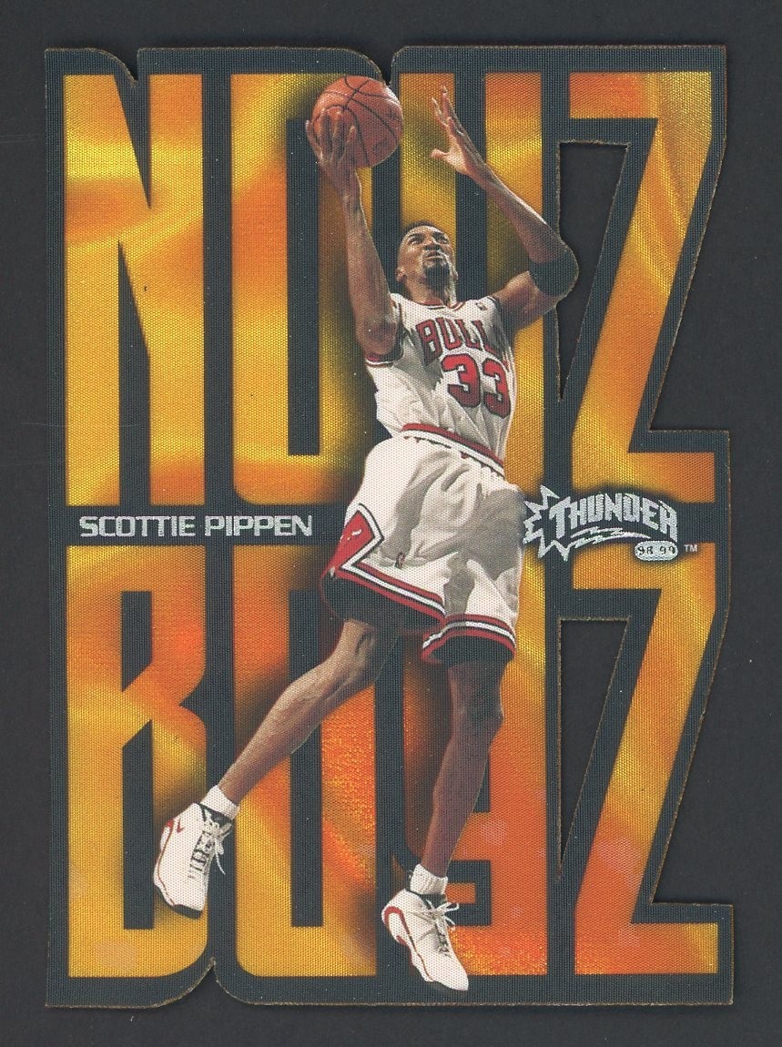 1998-99 Skybox Thunder Noyz Boyz #12 Scottie Pippen Chicago Bulls HOF