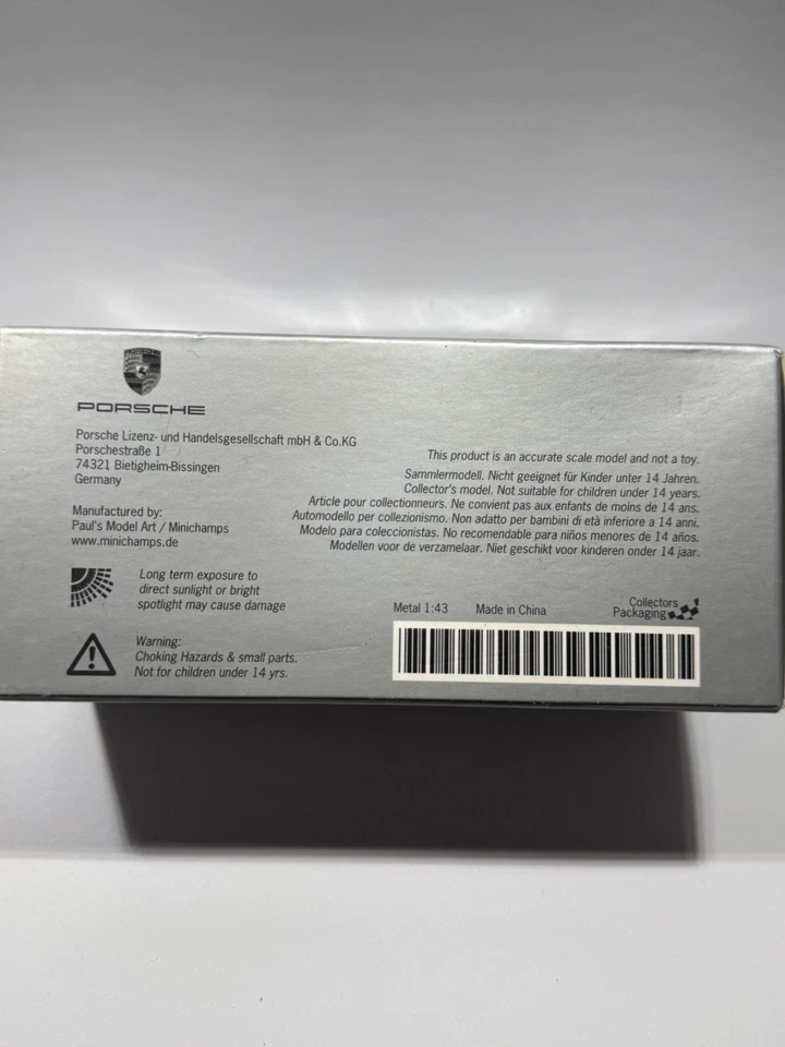Porsche Cayenne S 1:43 Modellauto blau metallicNEU+OVP WAP 020 006 OE Minichamps - Bild 3 von 4