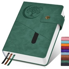 PAIBAS 365 Page Thick Lined Journal Notebook A4 size (8.5in x 11in), Green
